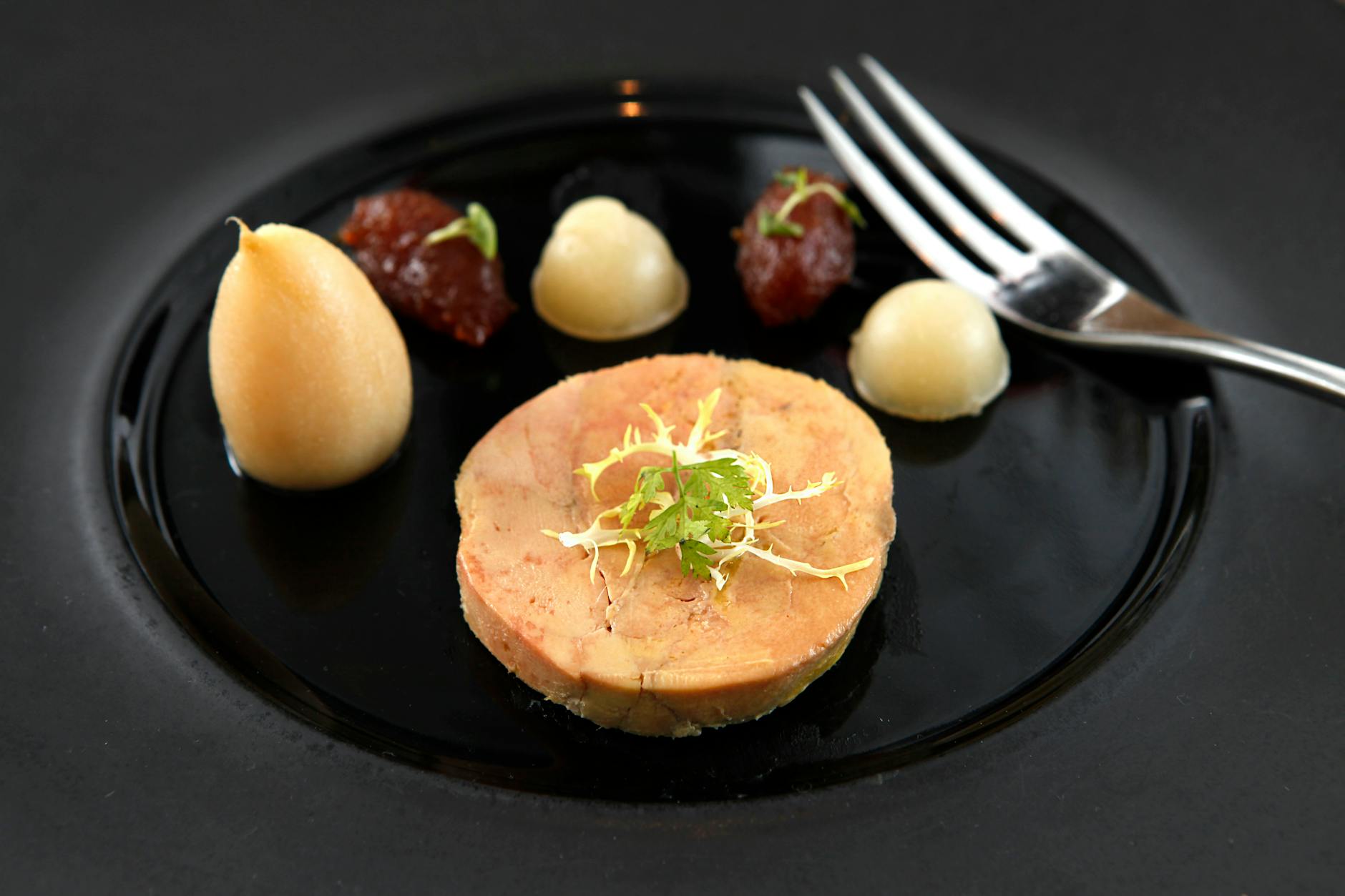 1 kg de foie gras — plateau de foie gras gourmet avec pain