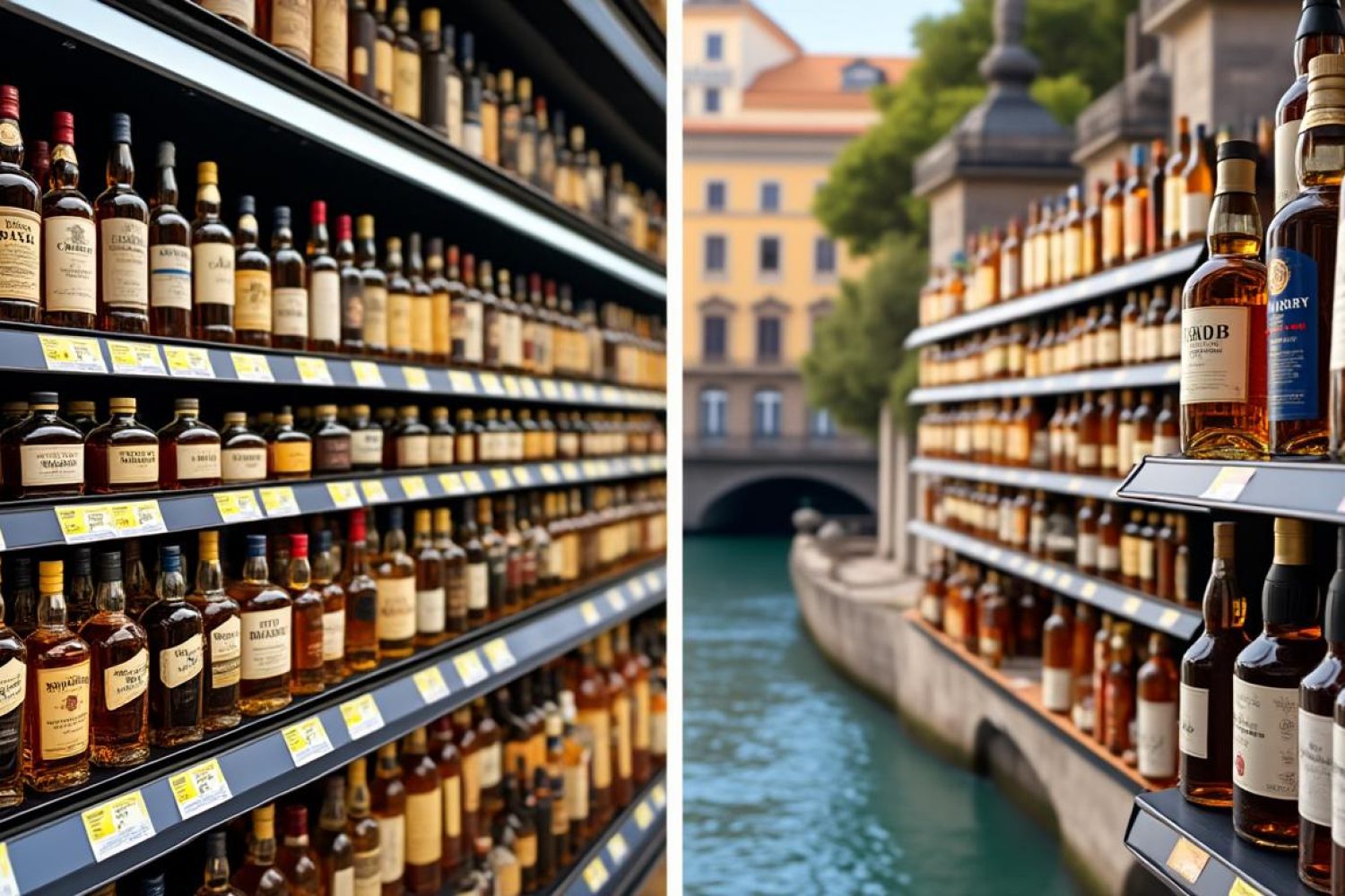 Prix du whisky en Espagne : tarifs actuels, différences selon la frontière et exemples de marques