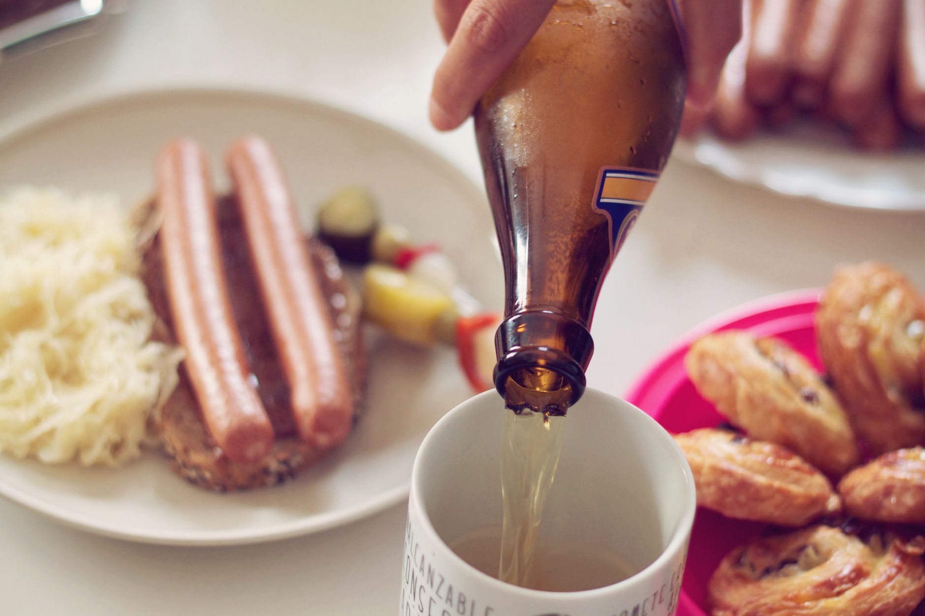 Quelle bière avec la choucroute — assiette choucroute bière accord