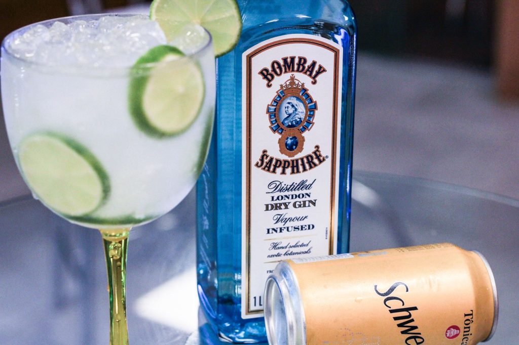 Quel gin pour gin tonic — cocktail gin tonic avec garnitures