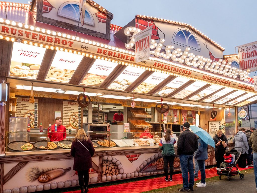 Le Kiosque à Pizza concept, — kiosque à pizza en bois restauration rapide