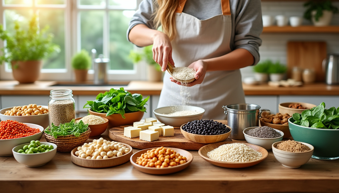 découvrez notre liste complète d'aliments vegan riches en protéines et nos conseils pratiques pour les intégrer facilement à vos repas quotidiens. adoptez une alimentation équilibrée et savoureuse !
