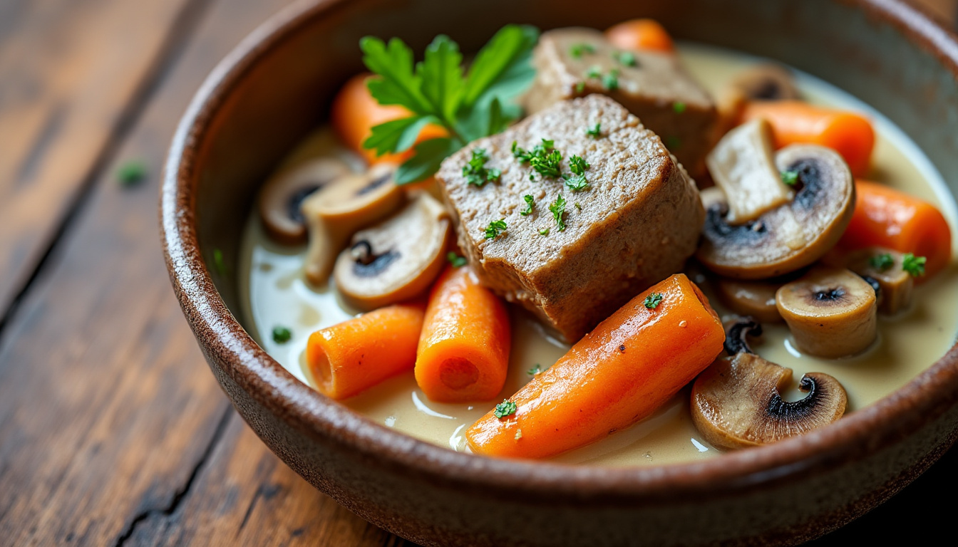 découvrez notre recette de blanquette de veau cookeo avec des astuces pratiques, des variantes sans vin ni crème, et des suggestions d'accompagnements pour un repas réussi.