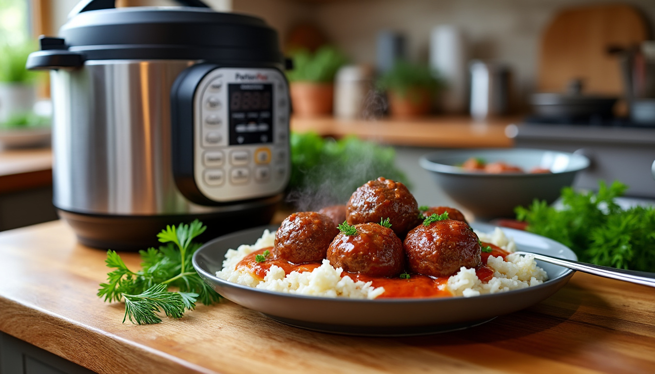 découvrez des recettes simples de boulettes de bœuf au cookeo, sans sauce tomate, au curry ou accompagnées de riz. préparez des plats savoureux et rapides pour tous les goûts.