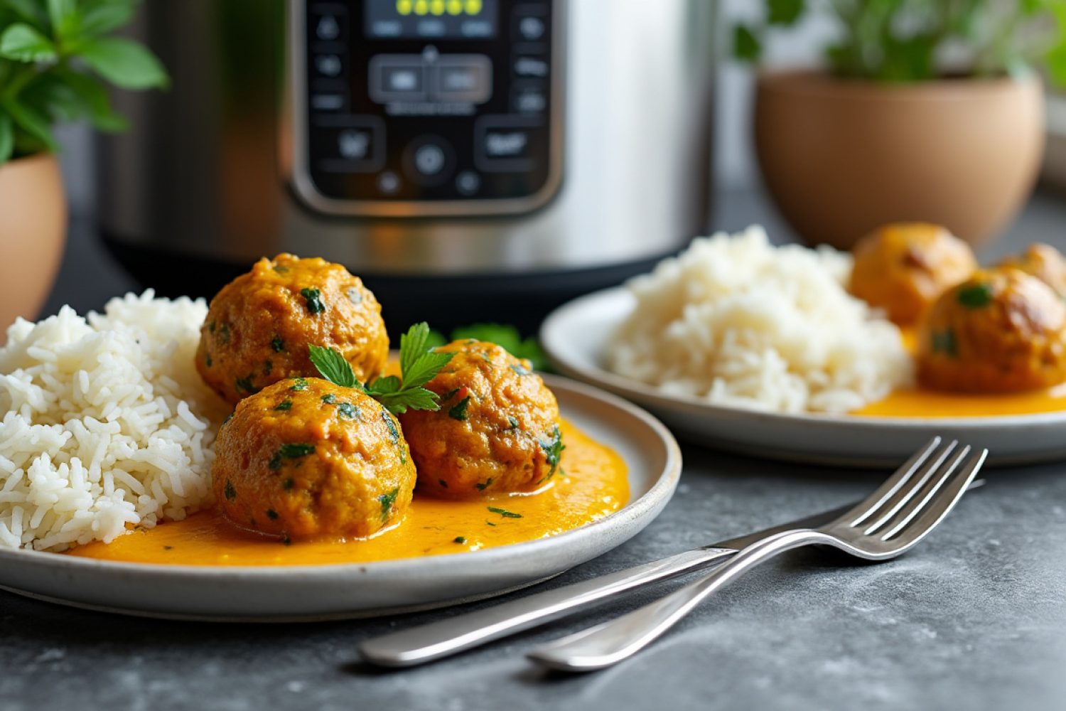 Boulette de bœuf au Cookeo : recettes faciles sans sauce tomate, au curry ou avec du riz