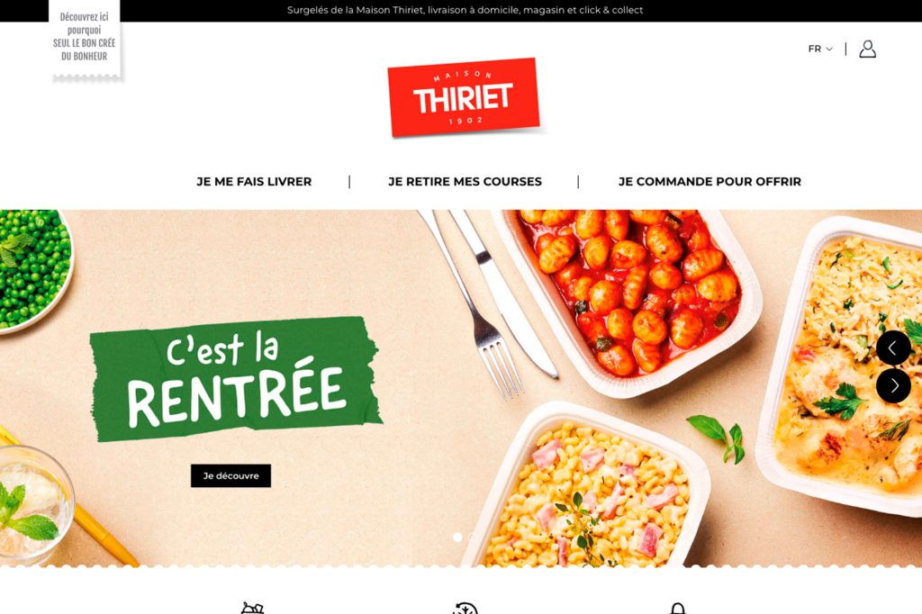 Capture d'écran du site thiriet.com