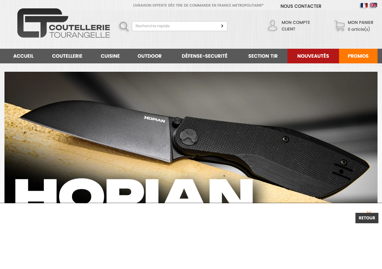 Capture d'écran du site coutellerie-tourangelle.com