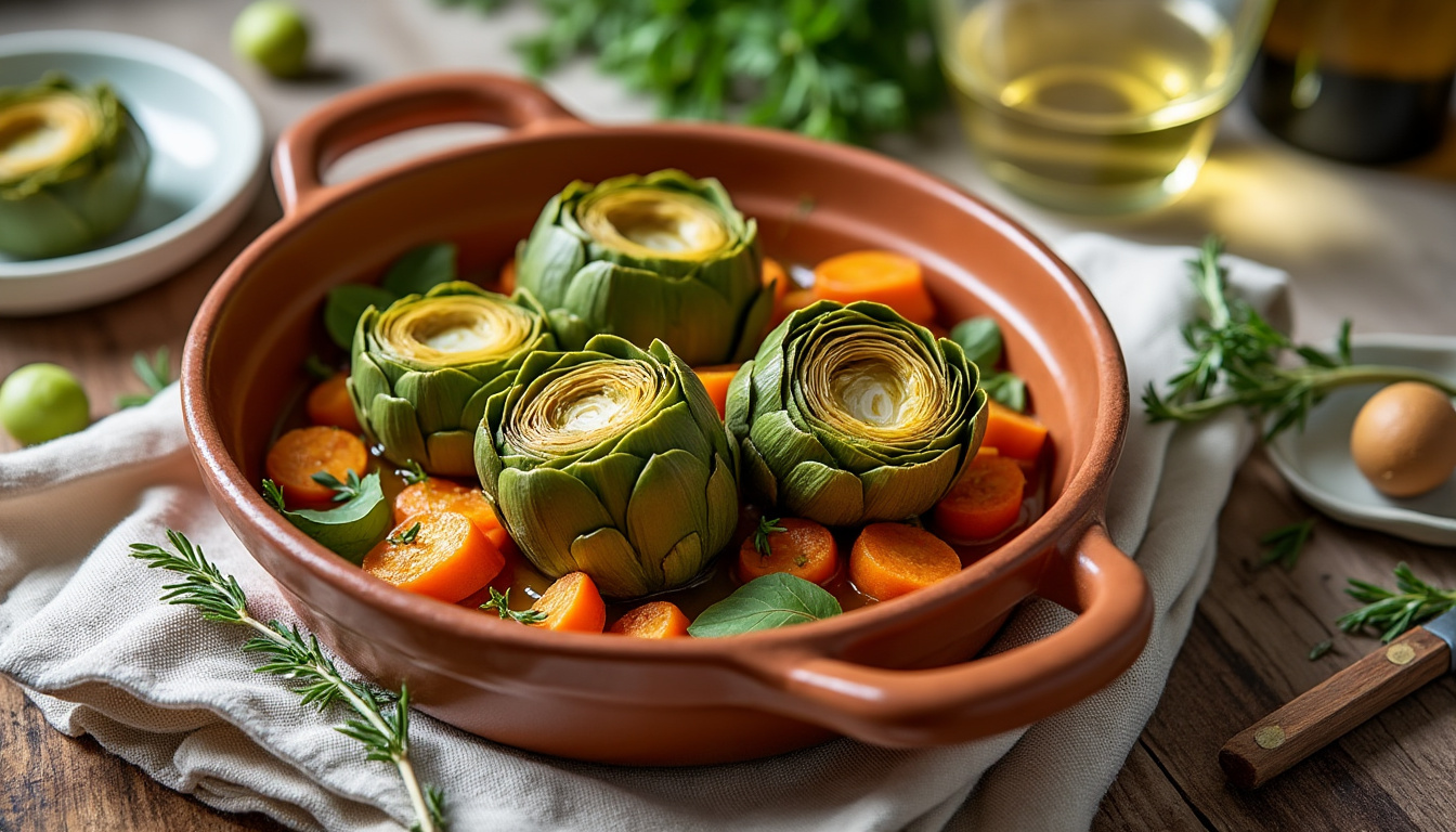 découvrez la recette des artichauts à la barigoule, son origine provençale et nos astuces pour réussir ce grand classique ensoleillé.