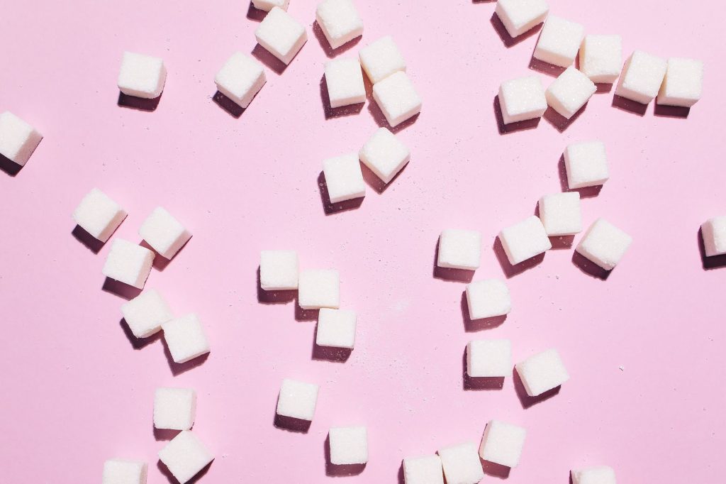 Poids d’un morceau de sucre — morceaux de sucre de différentes tailles